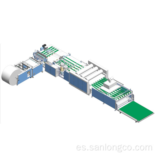 Máquina de impresión de coser de corte de maquinaria para fabricación de bolsas de plástico